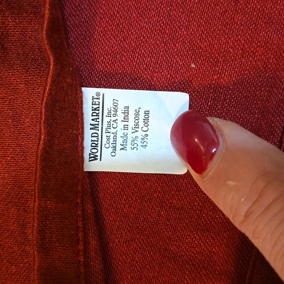 Cloth Napkins w/Poinsettia - Picture 4 of 6